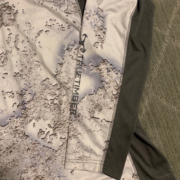 NEW TrueTimber 1/4 zip pullover TUNDRA camo M (see details) - Picture 4 of 9